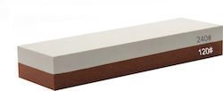 Sharp Pebble Knife Sharpening Stone Double with Density 120/240 19.5x5x2.5cm