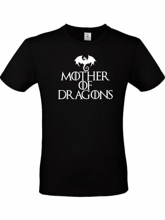 B&C Game of Thrones - Mother of Dragons T-shirt σε Μαύρο χρώμα