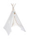 Spitishop Kids Indian Teepee Play Tent Wapi for 3+ years White