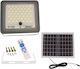 Andowl Αδιάβροχος Слънчев LED Προβολέας 150W Студено бяло 6000К με Τηλεχειριστήριο IP67