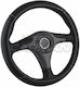 Carman Car Steering Wheel Cover with Diameter 37-38cm Synthetic Black