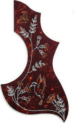 Acoustic Guitar Pickguard Tortoise Hummingbird