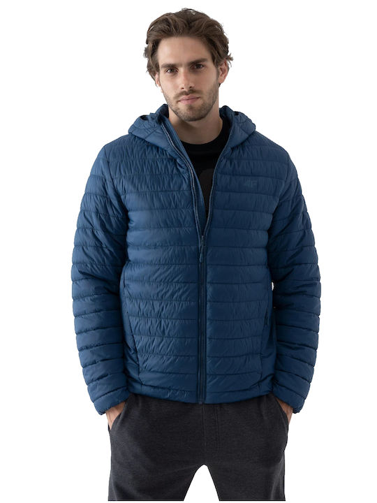Geacă de Iarnă Puffer Albastră
