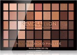 Revolution Beauty Maxi Reloaded Παλέτα με Σκιές Ματιών σε Στερεή Μορφή Nudes 35gr