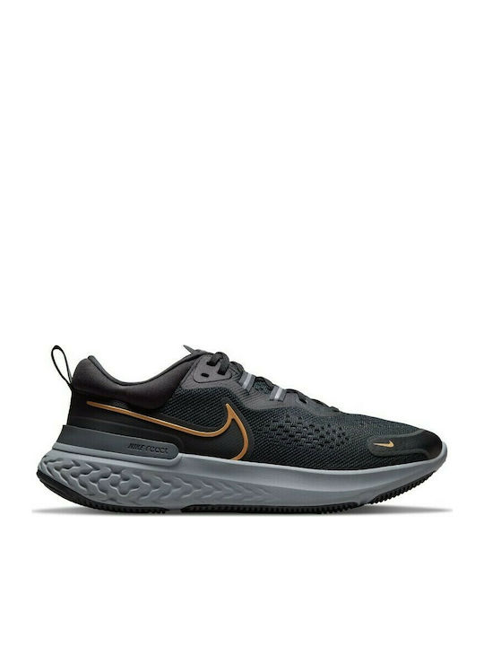 Nike React Miller 2 Ανδρικά Αθλητικά Παπούτσια Running Μαύρα