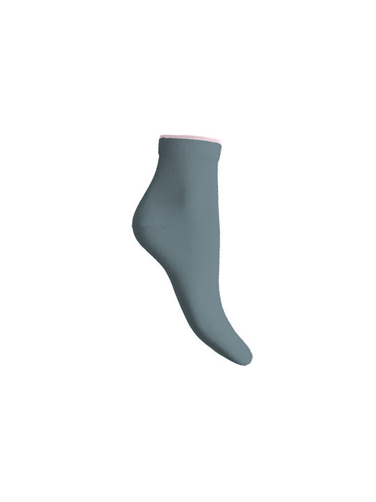 Walk Damen Einfarbige Socken Blau 1Pack