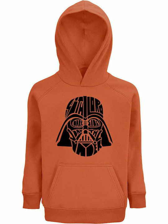 Παιδικό Φούτερ, Organic "Sith Lord, Dark Side, Darth Vader, Star Wars", Sweet Orange