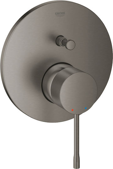 Grohe Essence New Built-in Faucet Mixer for Bathtub 2 Exits Gray