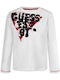 Guess Kids Blouse Long Sleeve White