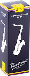 Vandoren Tenor Sax Traditional Reeds Strength 2.5 για Σαξόφωνο SR2225