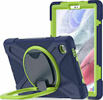 Tech-Protect X-Armor Back Cover Silicone Durable Navy / Lime (Galaxy Tab A7 Lite)