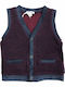 Kids Vest Burgundy