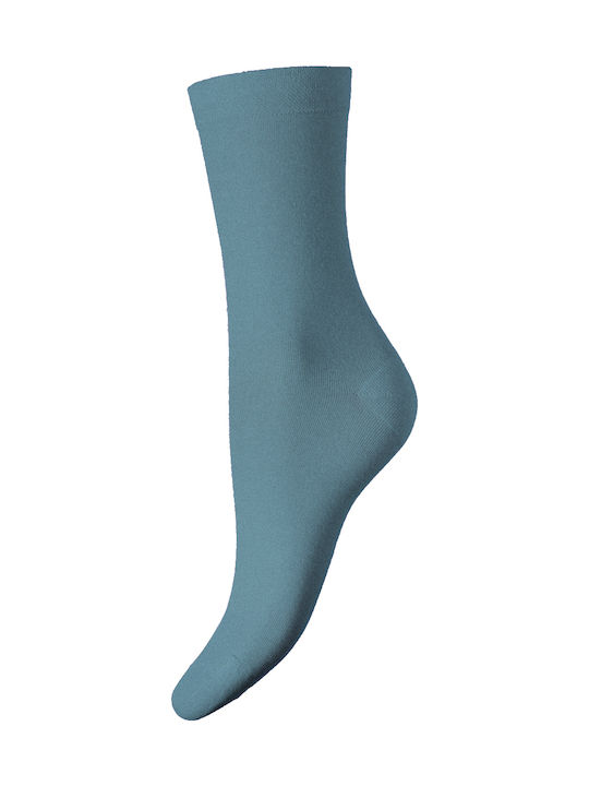 Walk Damen Einfarbige Socken Blau 1Pack