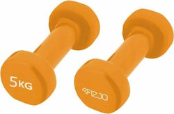 4FIZJO Σετ Βαράκια από Νεοπρένιο Neoprene Set of Dumbells 2 x 5kg