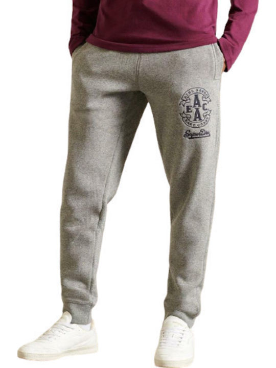 Collegate Sweatpants with Elastic Grey Grit