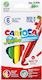 Carioca Jumbo Washable Drawing Markers 6mm Thick Set 6pcs