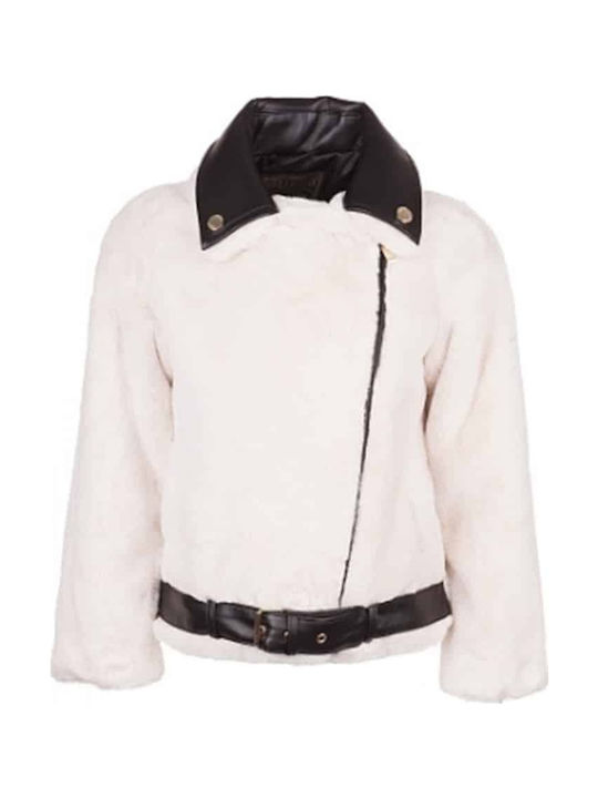 Guess Kids Fur White