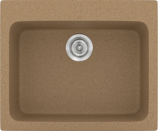 Sanitec Classic 331 Ένθετος από Συνθετικό Γρανίτη Μ60xΠ50cm