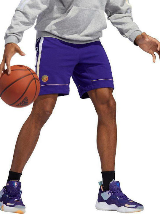 adidas Αθλητική Ανδρική Βερμούδα Μωβ