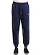 Sweatpants with Elastic Navy Blue