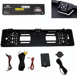 Car License Plate Frame Parking System with Camera / Buzzer and 2 Sensors in Black Colour 1245