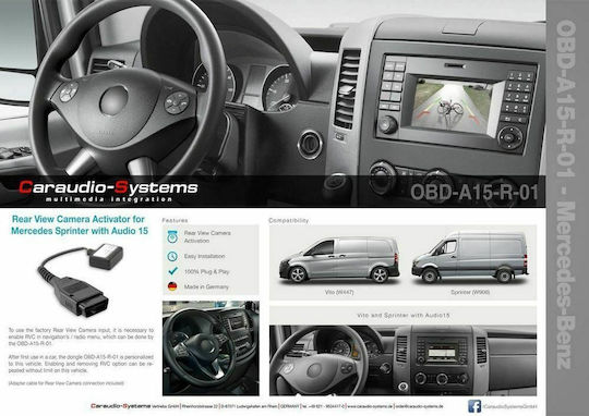 Kit Montare Cameră Auto Kit de instalare cameră pentru Mercedes D-CS-OBD-A15-R-01