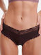 Women's Slip with Lace Purple