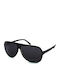 Michael Kors Unisex Sunglasses with Black Plastic Frame and Black Lens MKS201M 001