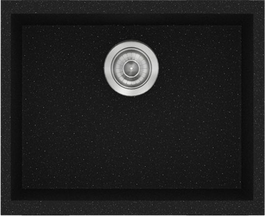 Sanitec Classic Drop-In Sink Synthetic Granite W40xD50cm Metallic Space