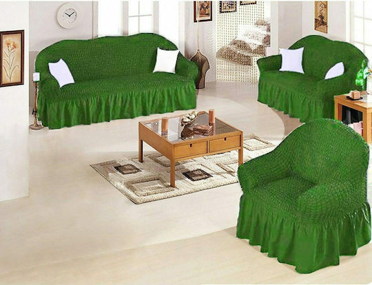 Set de Huse Elastice pentru Canapea Cupressus 3buc SET-321-KIPARISSI