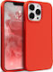 Crong Color Back Cover Σιλικόνης Κόκκινο (iPhon...