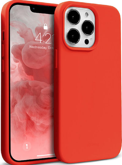 Crong Color Back Cover Σιλικόνης Κόκκινο (iPhone 13 Pro)