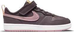 Nike Court Borough Kids Sports Shoes Violet Ore / Pink Glaze