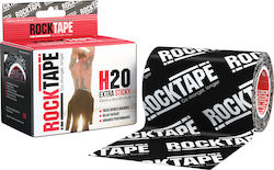 Rocktape Mini Big Daddy Extra Sticky Benzila de kinetoterapie 10cm x 5m Logo Black