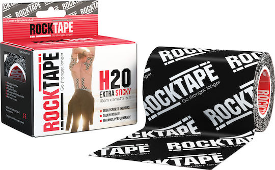 Rocktape Mini Big Daddy Extra Sticky Ταινία Κινησιοθεραπείας 10cm x 5m Logo Black