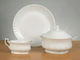 Cryspo Trio Ivona Sauciere aus Porzellan Weiß 1pcs