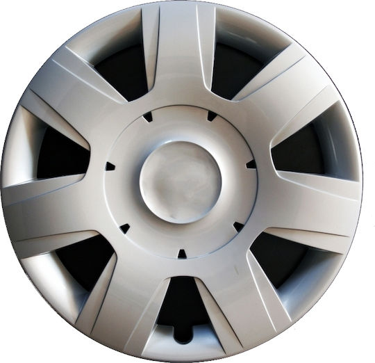 Farad Auto Radkappen Set mit Marke Sitz 4Stück 16" Silber