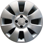 Farad Car Hubcap Set 15" 4pcs Silver