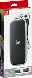 Nintendo Carrying Case & Screen Protector pentru Consolă Comutator / Comutator OLED Black & White
