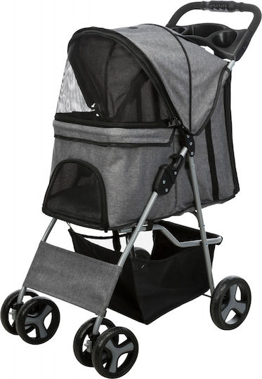 Trixie Buggy Количка за пренасяне на куче / за котка до 15кг Сив Д80xШ47xВ100см.