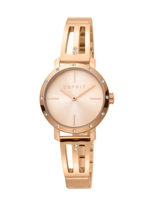 Esprit Watch with Pink Gold Metal Bracelet