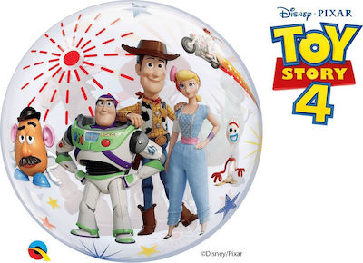 Μπαλόνι Bubble Στρογγυλό Toy Story 4 Πολύχρωμο 56εκ.