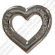 Synchronia Inimă de birou Amulet Minunat Argint din Metal 1buc