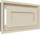 Kratki Ορθογώνια Περσίδα Τζακιού 37x22cm Μπεζ