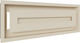 Kratki Ορθογώνια Περσίδα Τζακιού 49x17cm Μπεζ