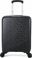 Verage GM18106W Cabin Travel Suitcase Hard Black with 4 Wheels Height 53cm.