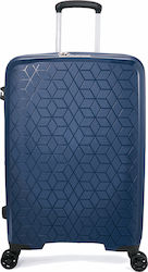 Verage Dimond GM18106W Medium Travel Suitcase Hard Blue with 4 Wheels Height 69cm