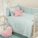 Melinen Mini Stars Swaddle Wrap Light Blue 85x85cm.