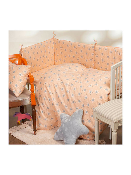 Melinen Mini Stars Kuscheldecke Rosa 85x85cm.