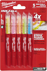 Milwaukee Marker Unterstreichen Sie Set 5 Farben